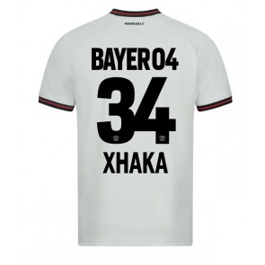 Bayer Leverkusen Granit Xhaka #34 Udebanetrøje 2023-24 Kort ærmer